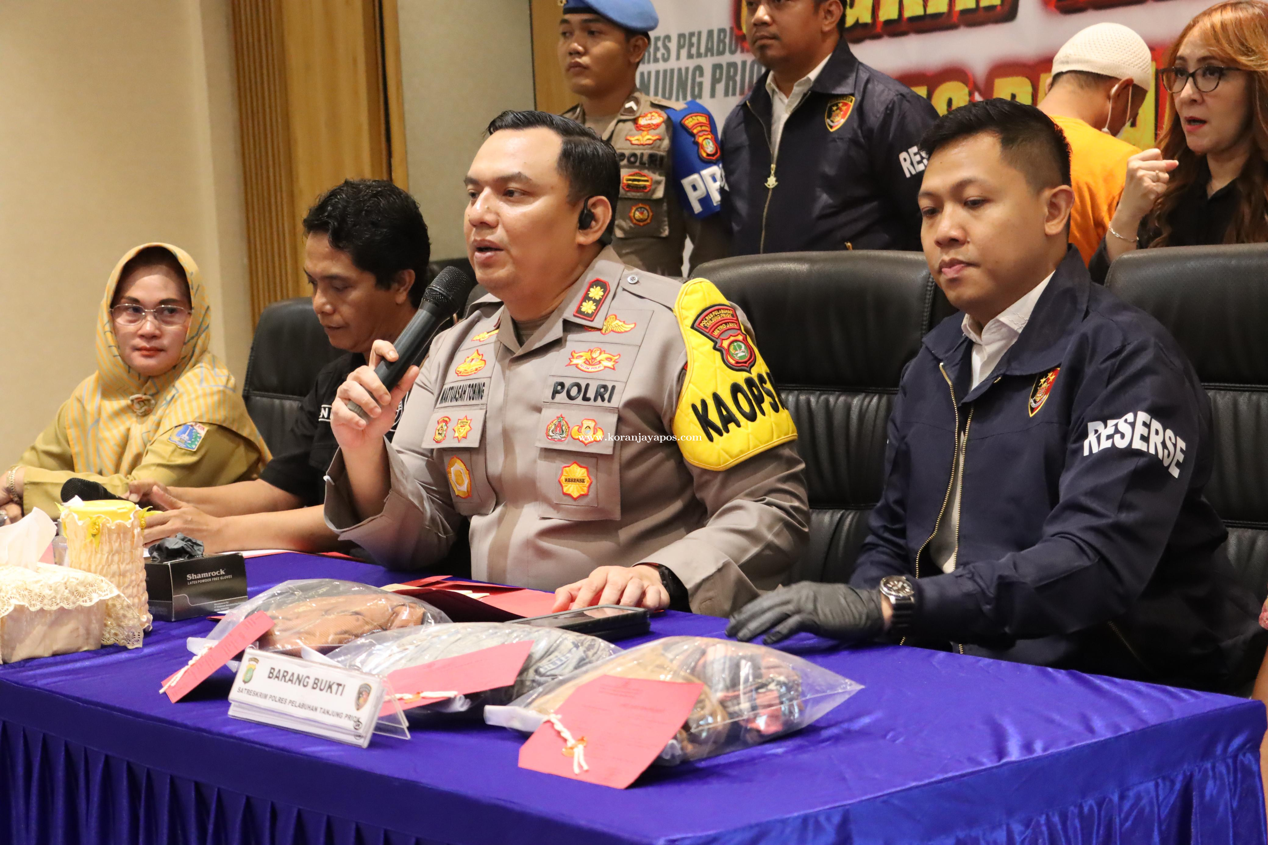 Predator Sex Cabuli 3 Bocah Di Bawah Umur  Pria Paruh Baya di Ditangkap Polres Tanjung Priok.