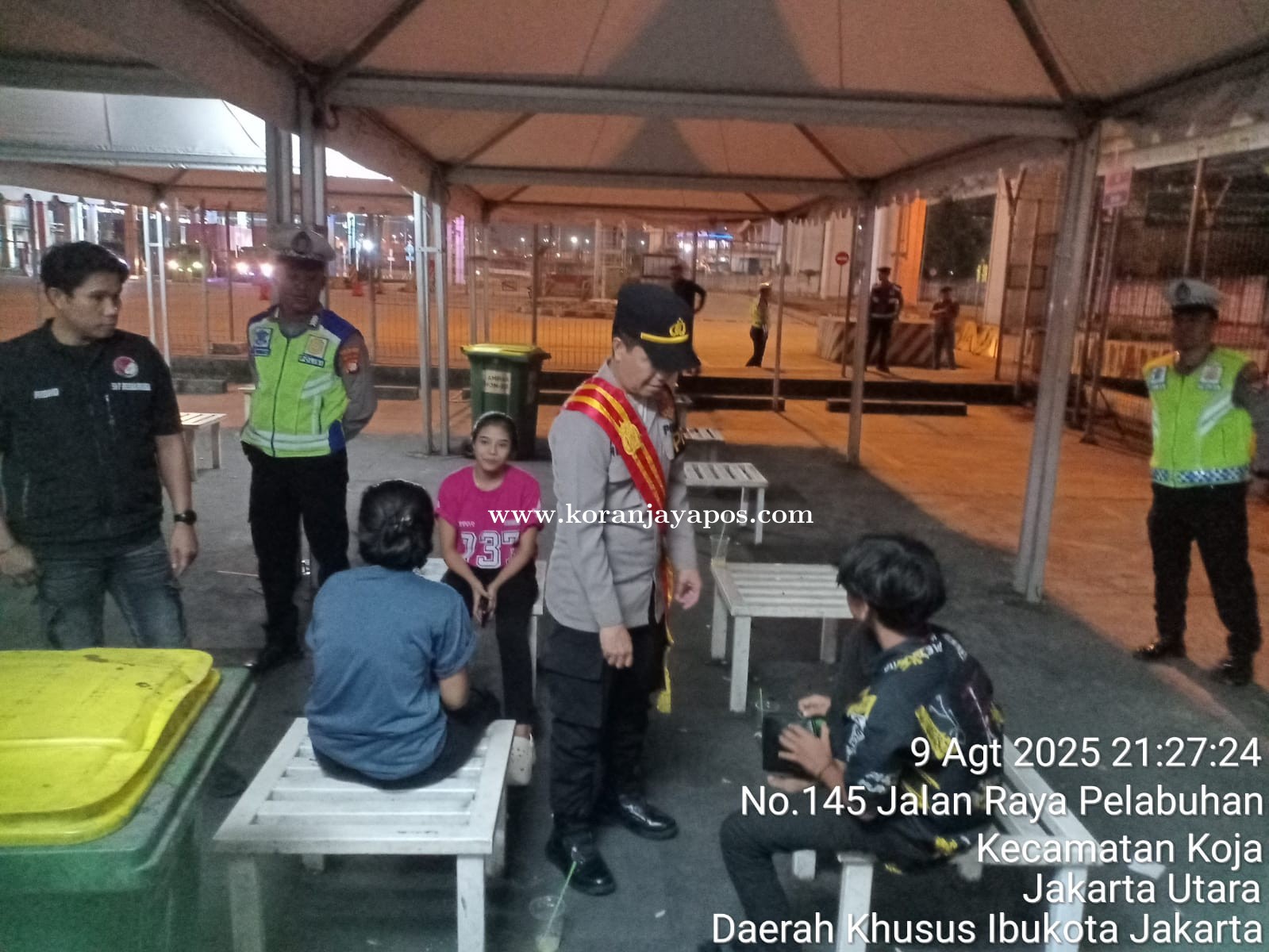 Polres Tj. Priok Gelar Operasi Cipkon Patroli Skala Besar Jamin Kamtibmas Aman