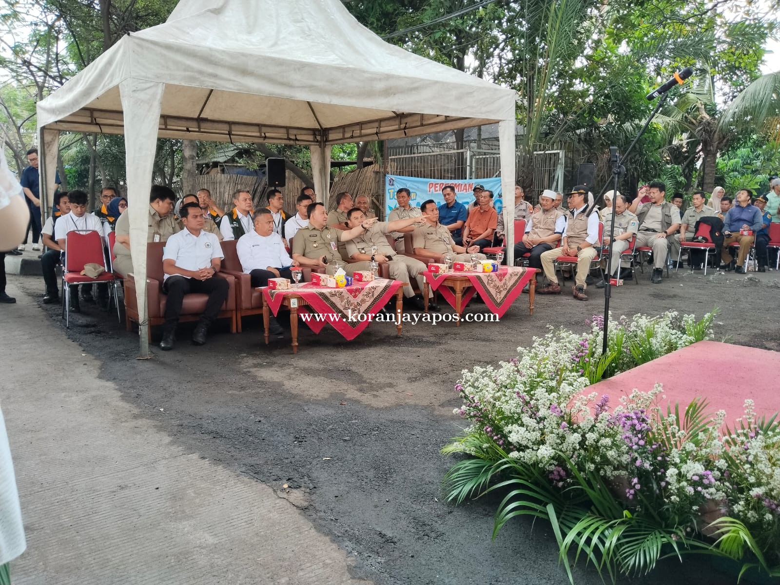 Walikota Jakarta Utara Meresmikan Taman Raja Udang Cilincing