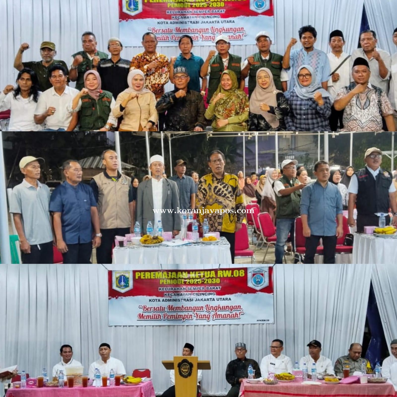 Terpilih Secara Aklamasi Menjadi Ketua RW 08 Semper Barat Karniadi Berjanji Siap Meningkatkan Pelayanan Warga